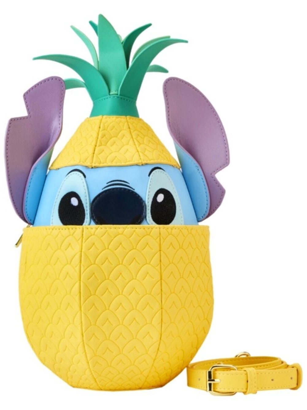 Loungefly Limited Edition Pineapple Stitch Crossbody Bag - NWOT or Pin